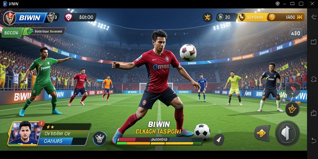 Tampilan gameplay BIWIN yang seru dan menantang untuk para penggemar olahraga.