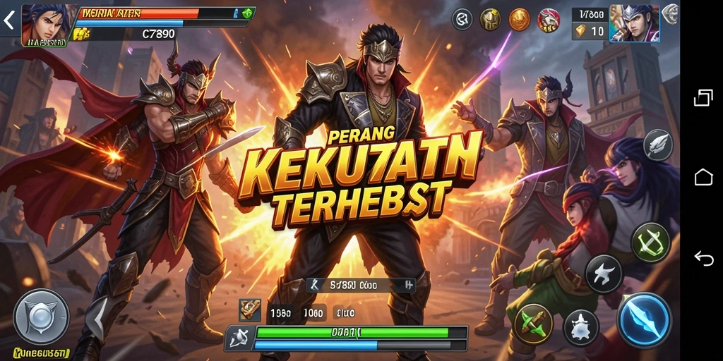 Tangkapan layar menampilkan pertarungan seru di C7890.