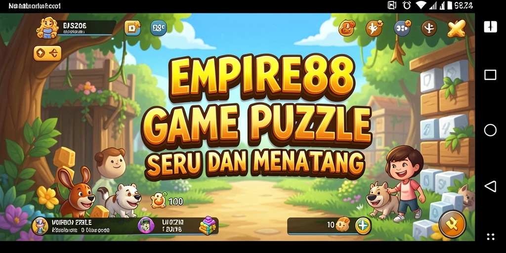 Tangkapan layar gameplay EMPIRE88 menunjukkan pemain menyelesaikan teka-teki dengan antusias.