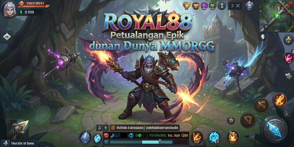 Gambaran aksi epik dalam gameplay ROYAL88 yang menakjubkan.