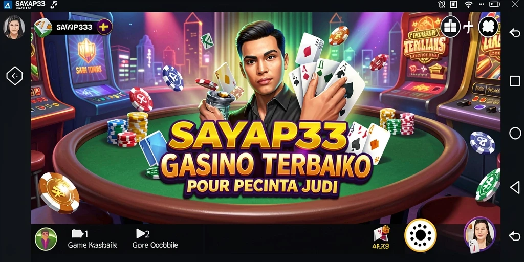 Tampilan utama SAYAP33 dengan gameplay menarik dan grafis yang memukau.