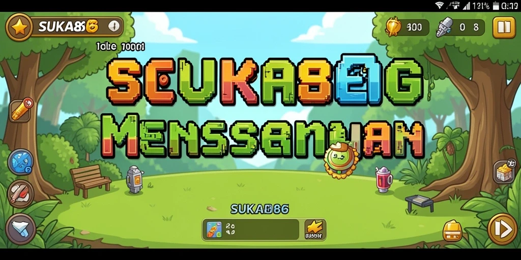 Tampilan gameplay unik dan menarik dari SUKA86.