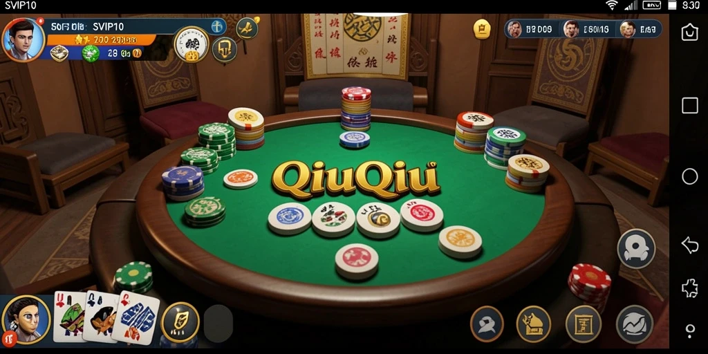 Tampilan gameplay QiuQiu yang seru di SVIP10.