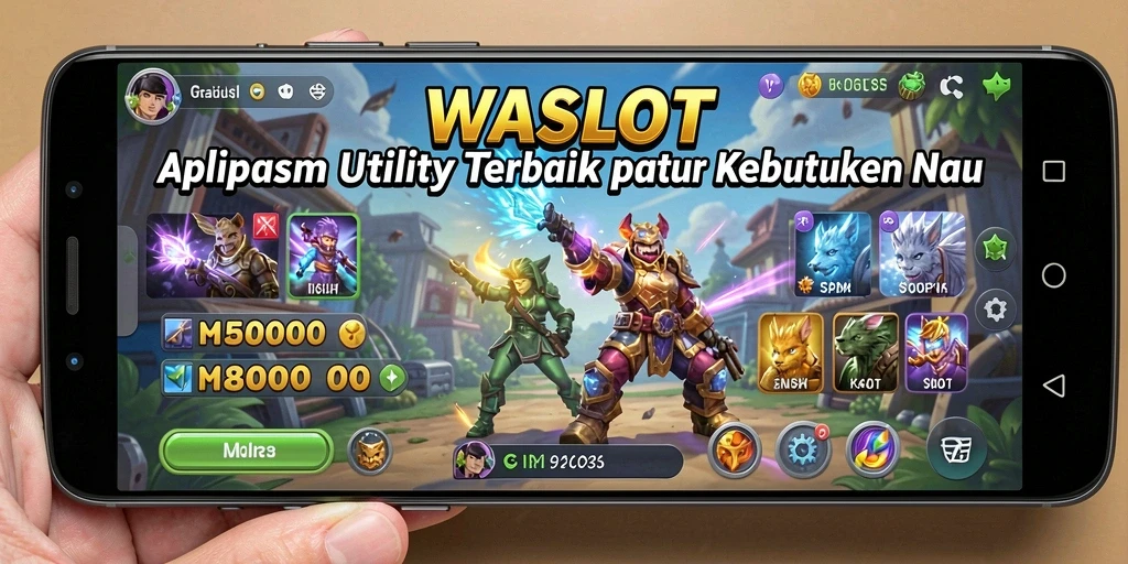 Tampilan antarmuka aplikasi WASLOT yang user-friendly.